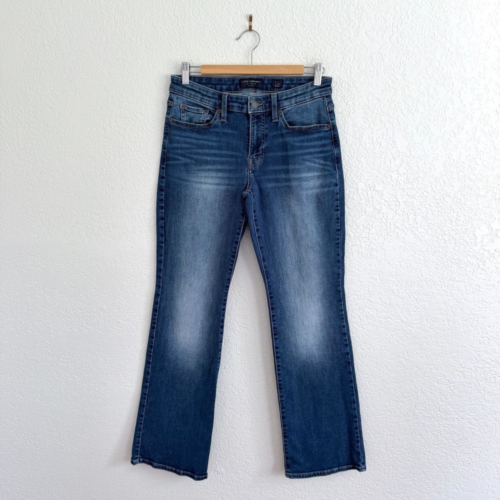 Lucky Brand Sweet Boot Jeans Mid Rise‎ Stretch Denim Medium Blue Wash 8/29 R